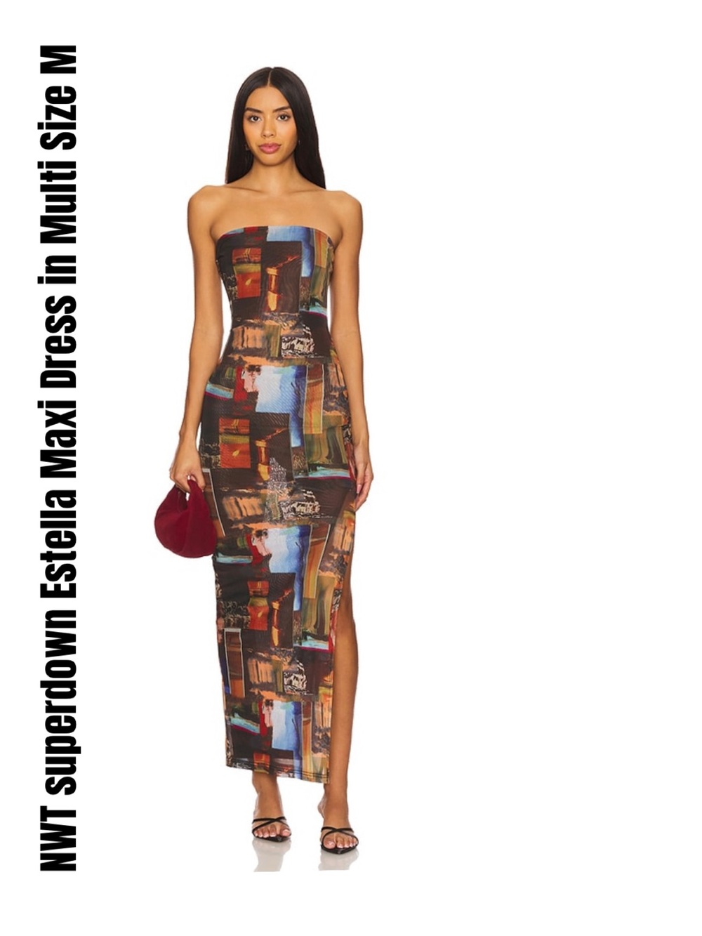 superdown Estella Maxi Dress in Multi Size M